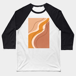 Abstract Bohemian Shapes 4.3 Baseball T-Shirt